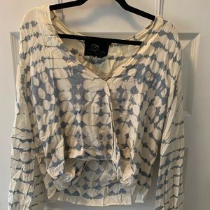 Planet Blue Boho Shirt